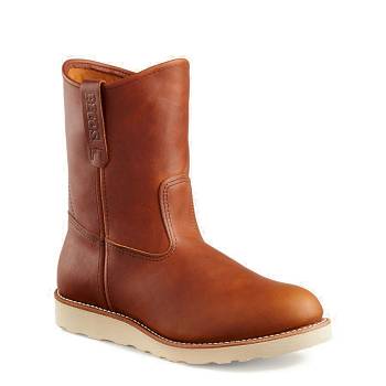 Red Wing Traction Tred 9-inch Soft Toe - Hnede Pracovne Cizmy Panske, RW306SK